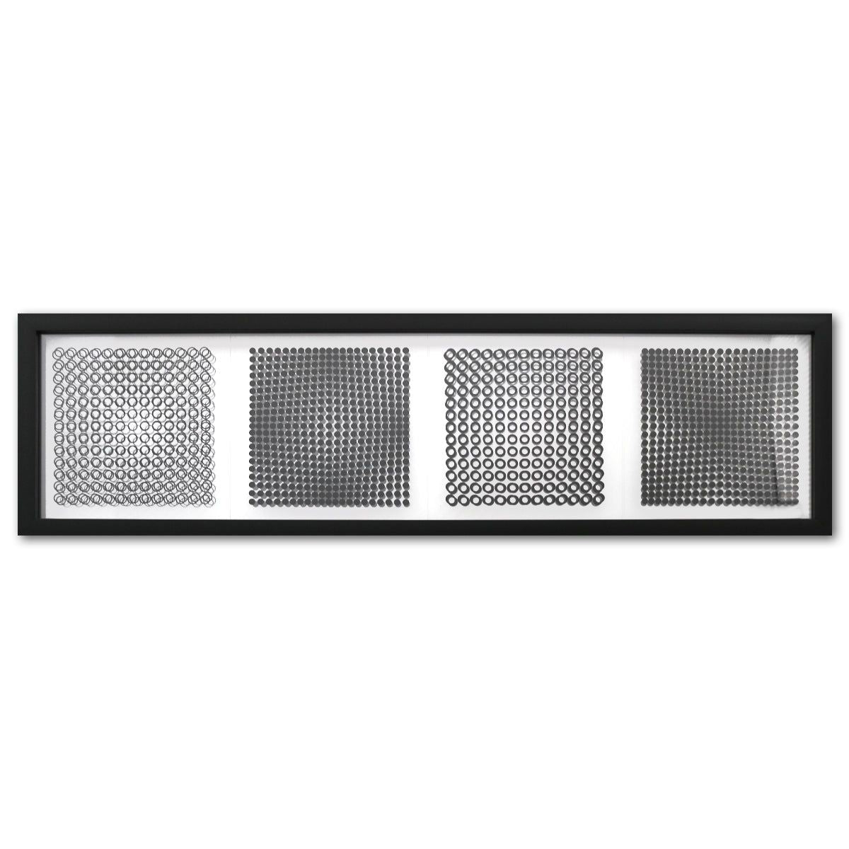 Victor Vasarely (1908-1997)- Mixed Media "Serie Cinetique: Trois Dimensions de l'Optique"