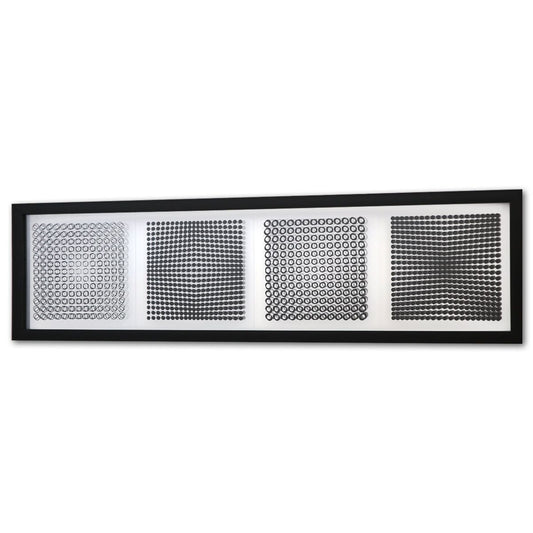 Victor Vasarely (1908-1997)- Mixed Media "Serie Cinetique: Trois Dimensions de l'Optique"