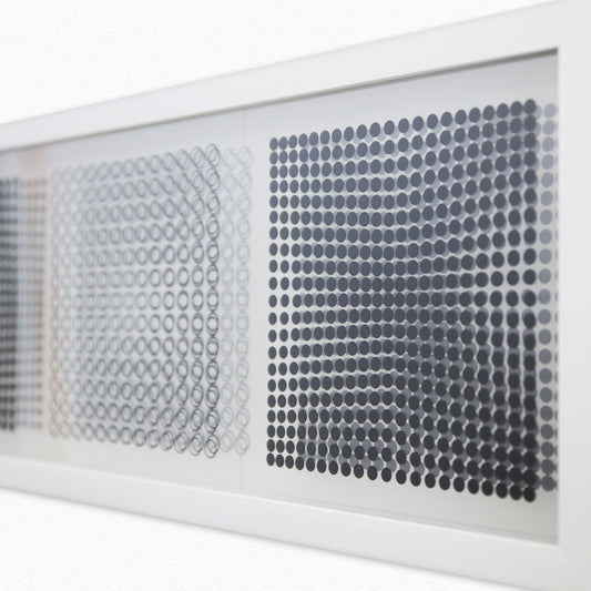Victor Vasarely (1908-1997)- Mixed Media "Serie Cinetique: Trois Dimensions de l'Optique"