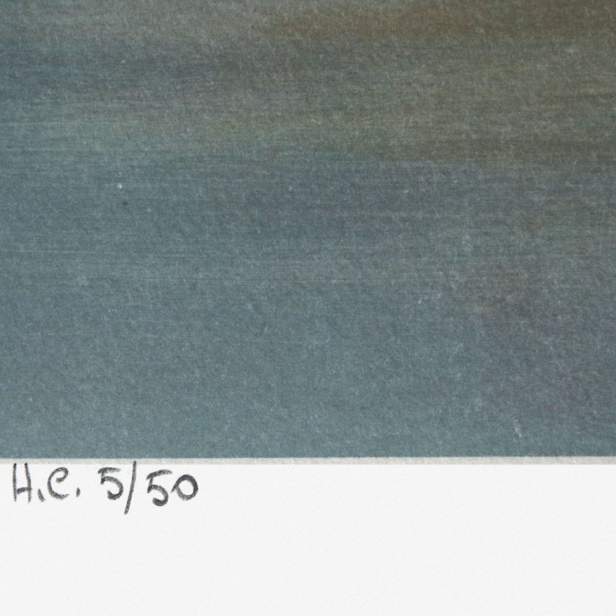 Victor Zarou- Lithograph "Chateu Rio Renne"