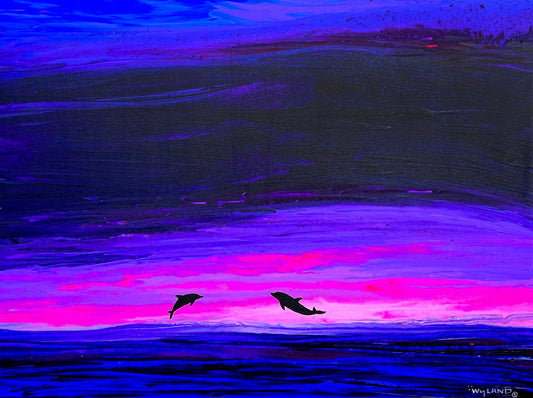 Wyland- Original Painting on Canvas "Ocean"