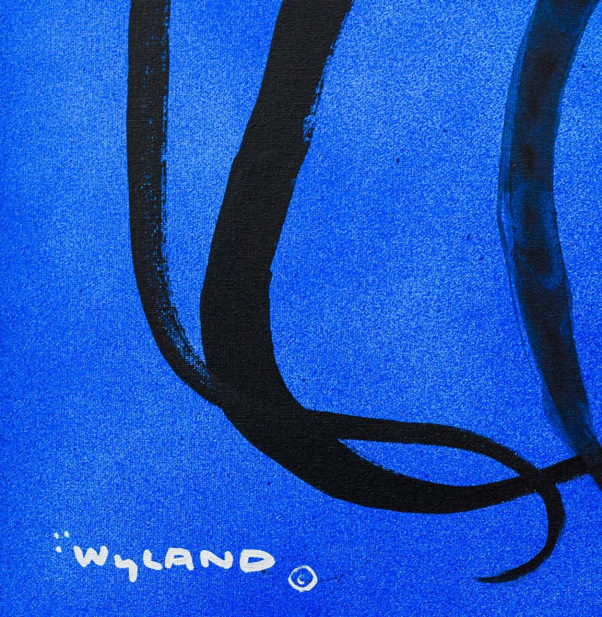 Wyland- Original Painting on Canvas "Octopus Swirl"