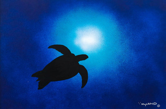 Wyland- Original Painting on Canvas "Sea Turtle"