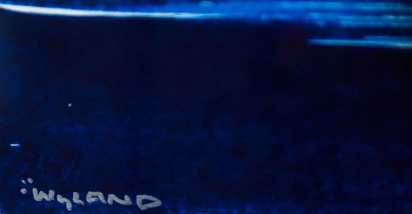 Wyland- Original Watercolor Painting on Deckle Edge Paper "Fluke"