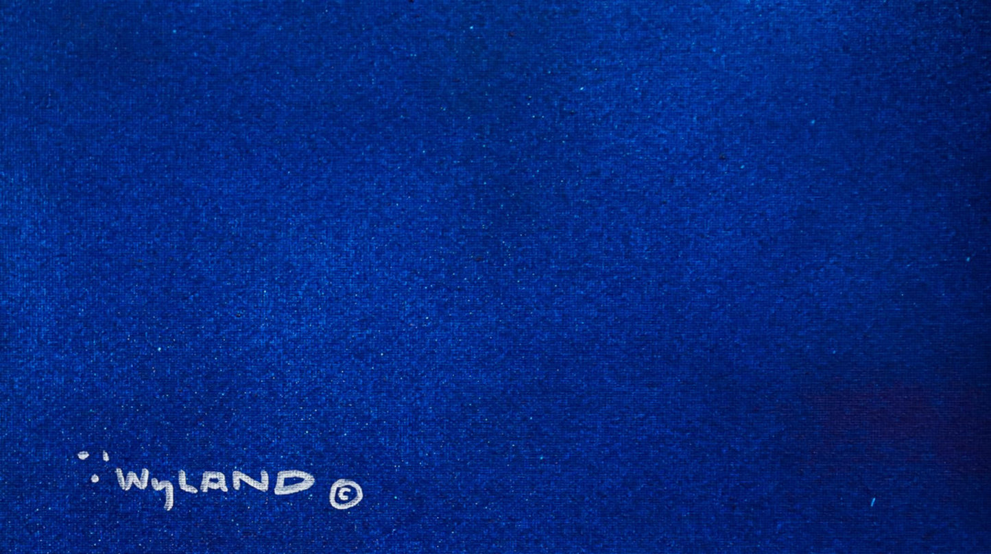 Wyland- Original Painting on Canvas "Dolphin"