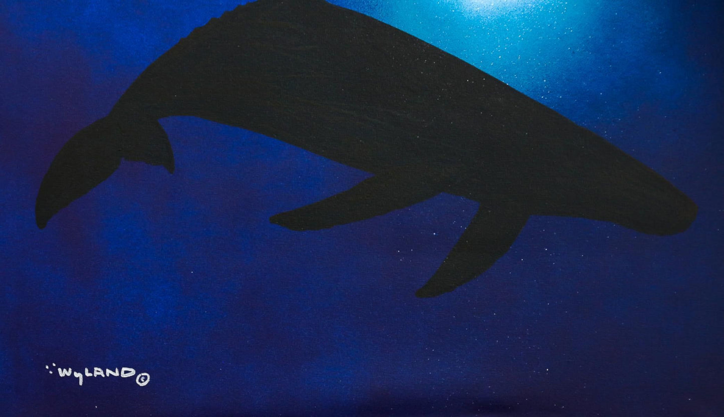 Wyland- Original Painting on Canvas "Deep Blue"