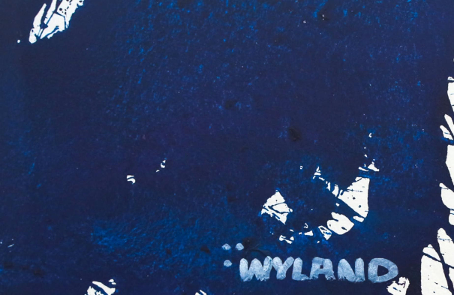 Wyland- Original Watercolor Painting on Deckle Edge Paper "Abstract"