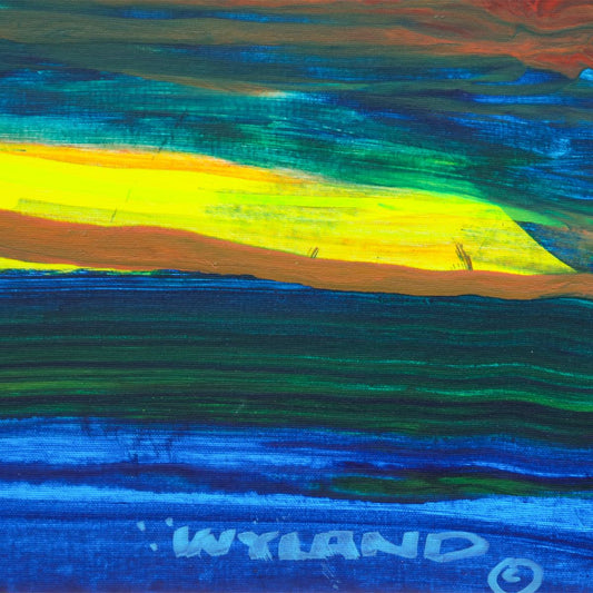 Wyland- Original Painting on Canvas "Abstract"