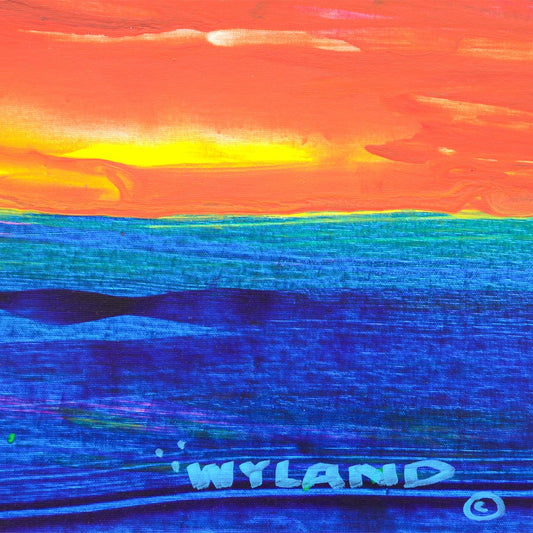 Wyland- Original Painting on Canvas "Abstract"