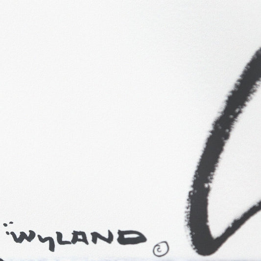 Wyland- Original Sumi Ink Painting "Dolphin"