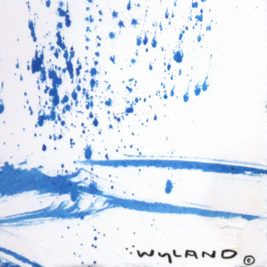 Wyland- Original Sumi Ink Painting "Whale Tail"