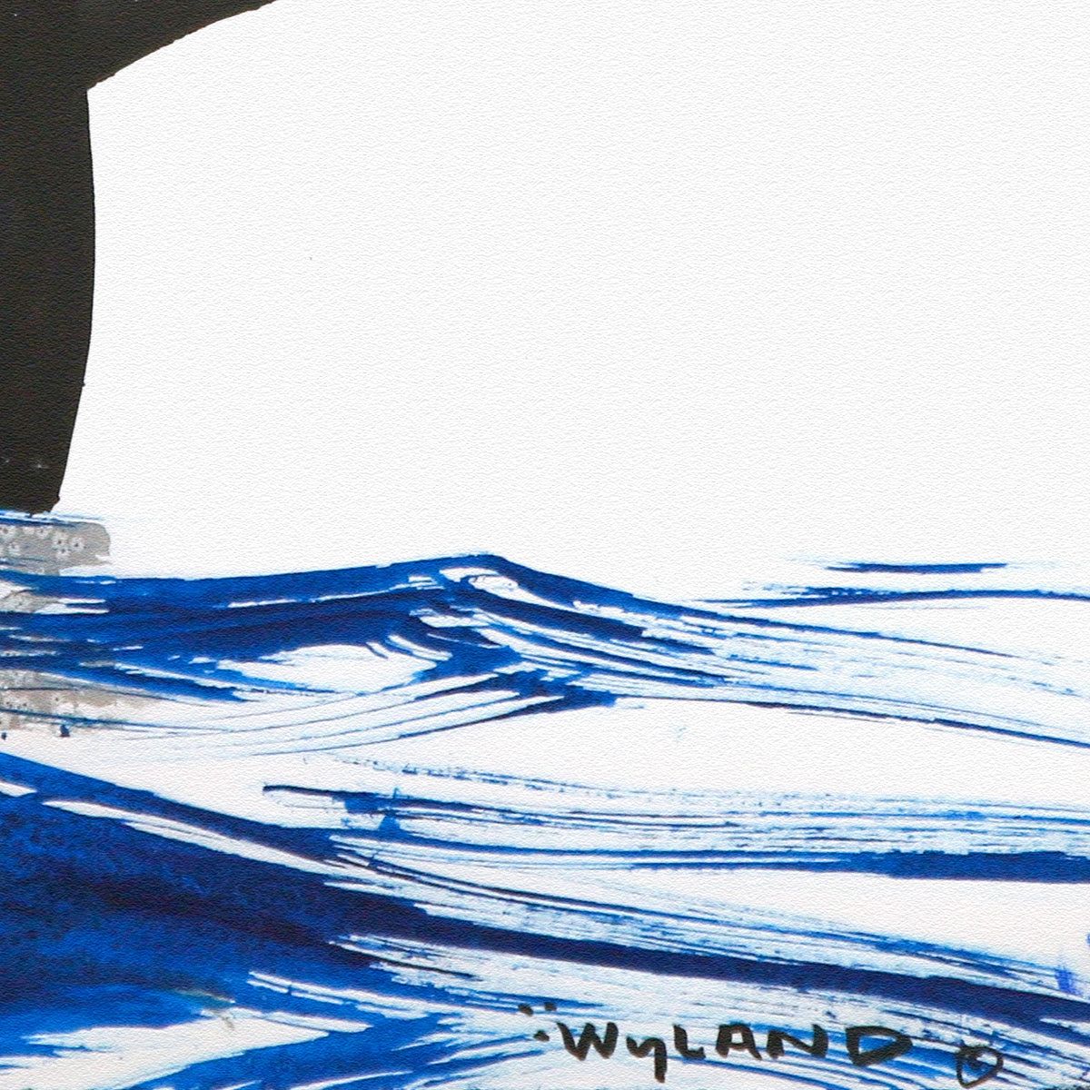 Wyland- Original Sumi Ink Painting "Whale Tail"