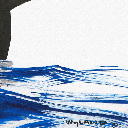 Wyland- Original Sumi Ink Painting "Whale Tail"