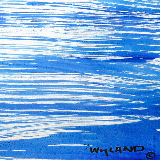 Wyland- Original Sumi Ink Painting "Whale Tail"