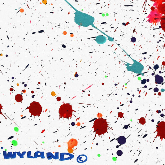 Wyland- Original Painting on Canvas "Abstract"