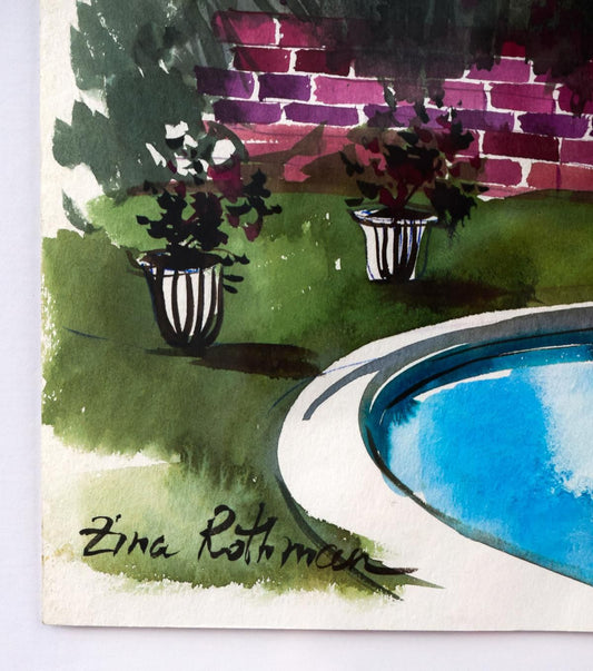 Zina Roitman- Original Watercolor "Untitled"