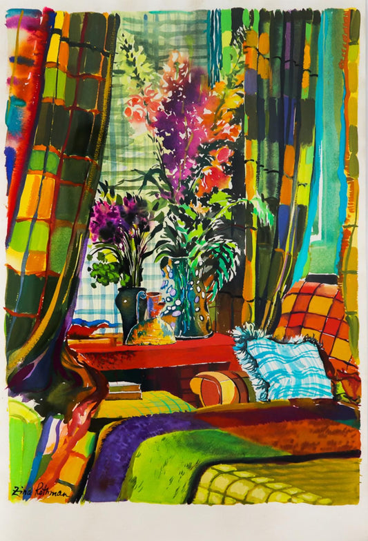 Zina Roitman- Original Watercolor "Untitled"