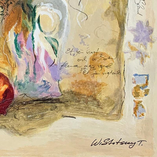 Alexander Galtchansky (1959-2008) and Tanya Wissotzky (1959-2006), Hand Signed Limited Edition Serigraph on Canvas with Letter of Authenticity.