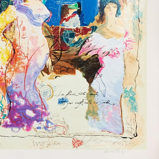 Alexander Galtchansky (1959-2008) and Tanya Wissotzky (1959-2006), Hand Signed Limited Edition Serigraph on Paper with Letter of Authenticity.