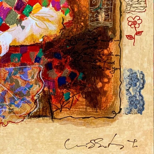 Alexander Galtchansky (1959-2008) and Tanya Wissotzky (1959-2006), Hand Signed Limited Edition Serigraph on Paper with Letter of Authenticity.