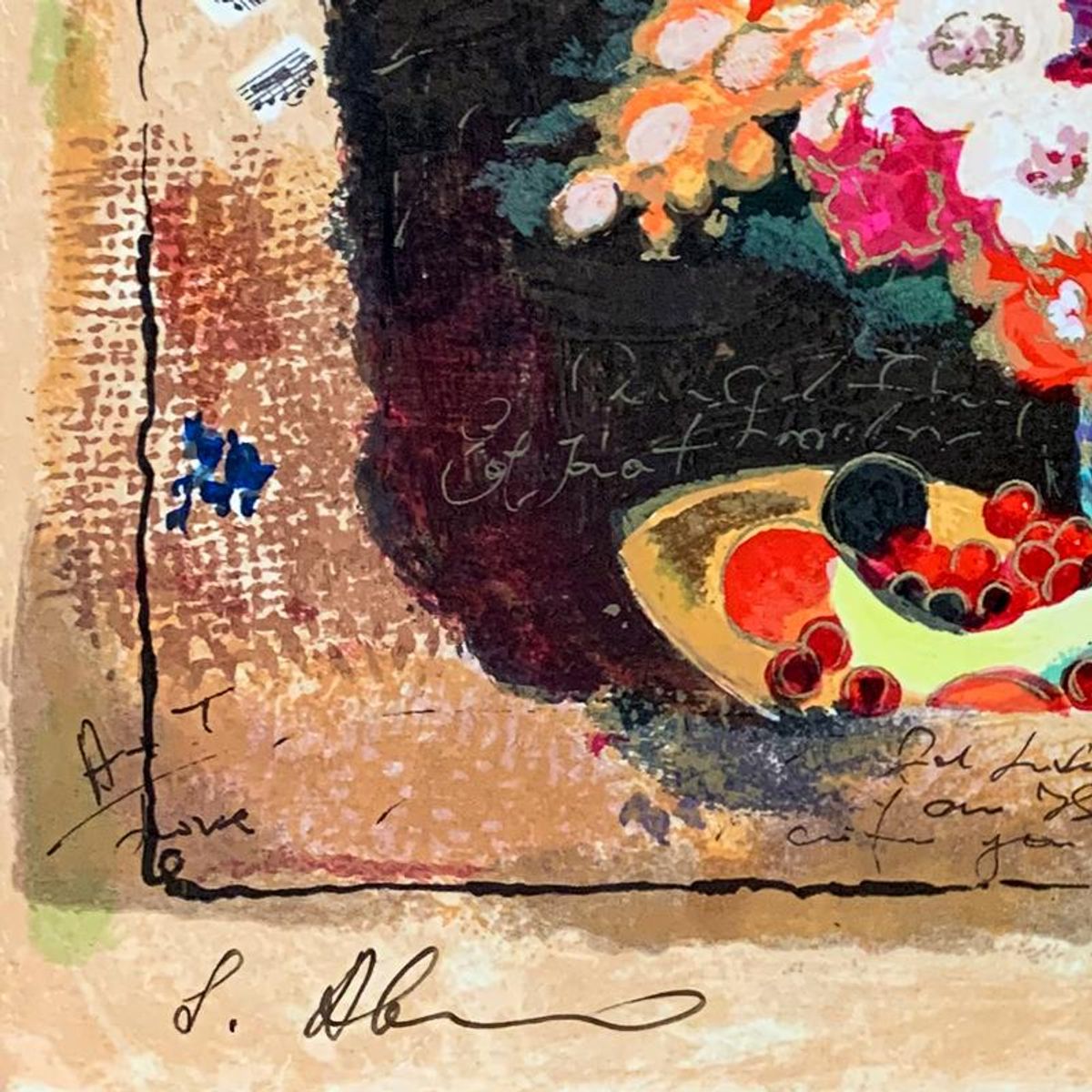Alexander Galtchansky (1959-2008) and Tanya Wissotzky (1959-2006), Hand Signed Limited Edition Serigraph on Paper with Letter of Authenticity.