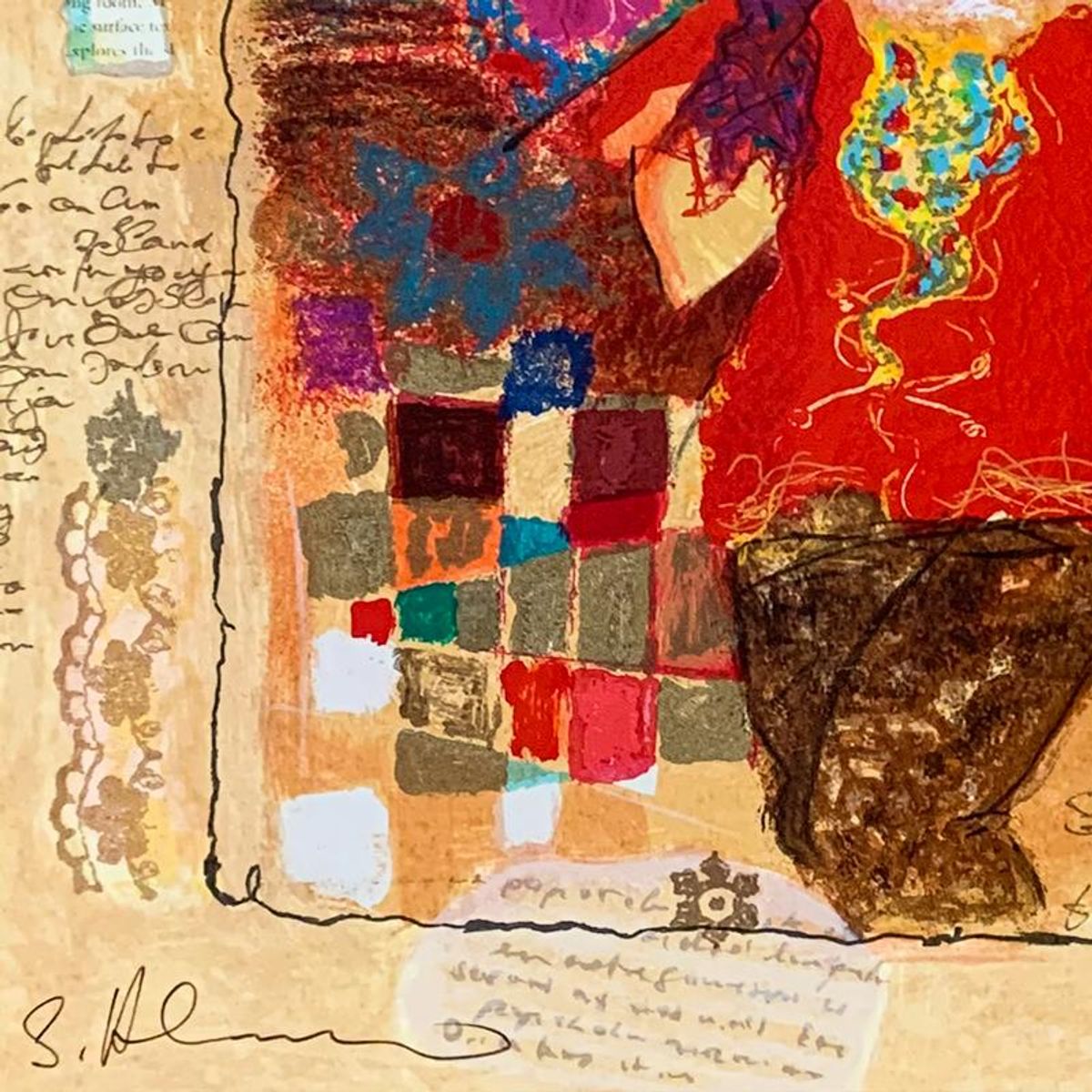 Alexander Galtchansky (1959-2008) and Tanya Wissotzky (1959-2006), Hand Signed Limited Edition Serigraph on Paper with Letter of Authenticity.