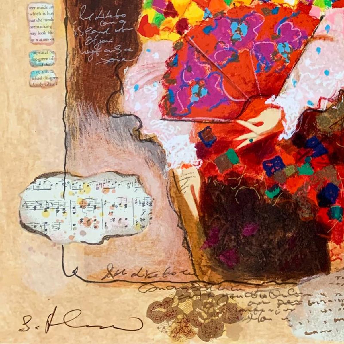 Alexander Galtchansky (1959-2008) and Tanya Wissotzky (1959-2006), Hand Signed Limited Edition Serigraph on Paper with Letter of Authenticity.