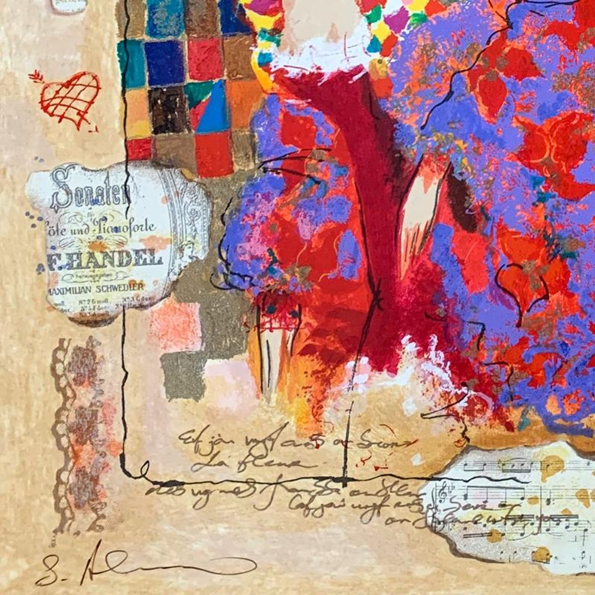Alexander Galtchansky (1959-2008) and Tanya Wissotzky (1959-2006), "Waiting for the Party" Hand Signed Limited Edition Serigraph on Paper with Letter of Authenticity.