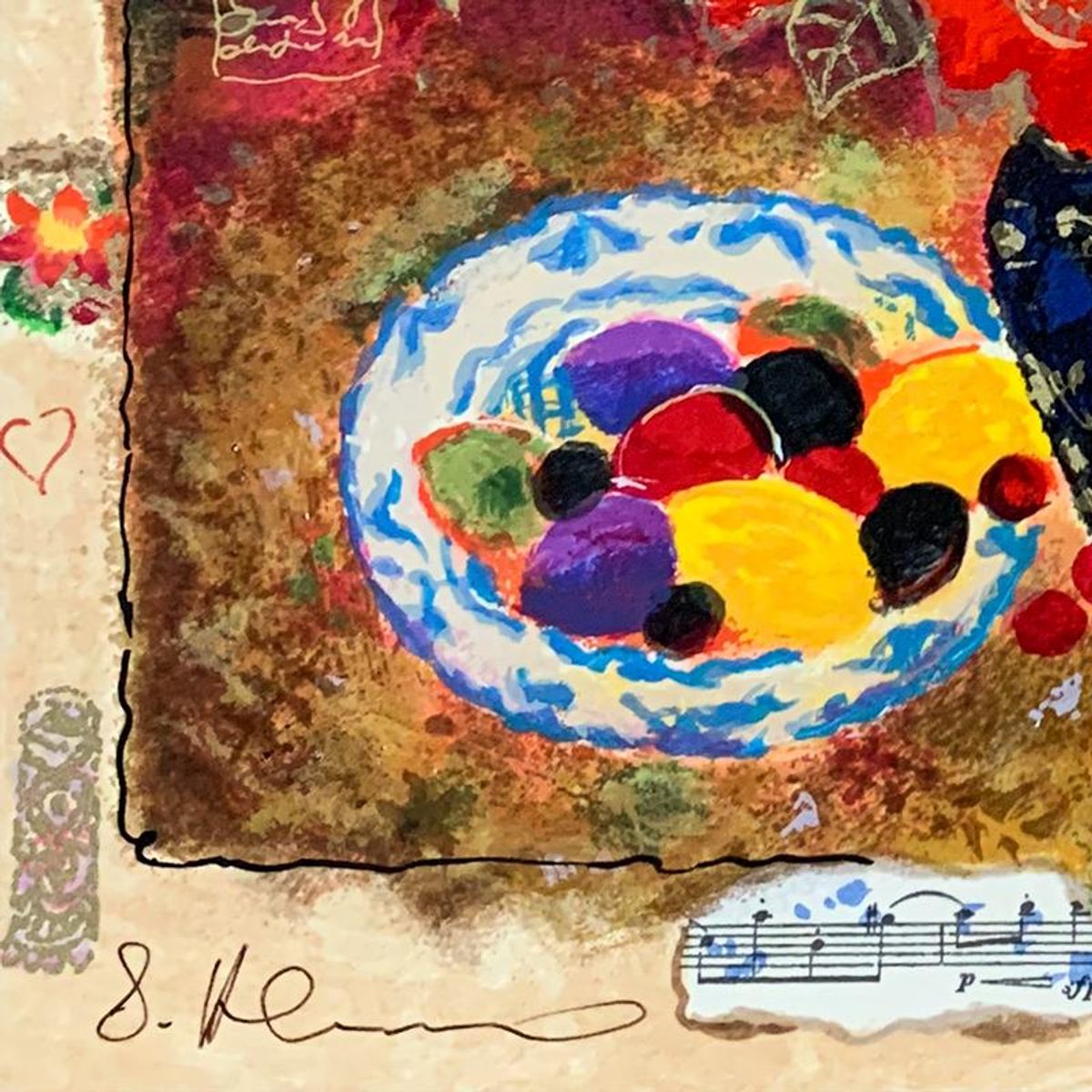 Alexander Galtchansky (1959-2008) and Tanya Wissotzky (1959-2006), Hand Signed Limited Edition Serigraph on Paper with Letter of Authenticity.