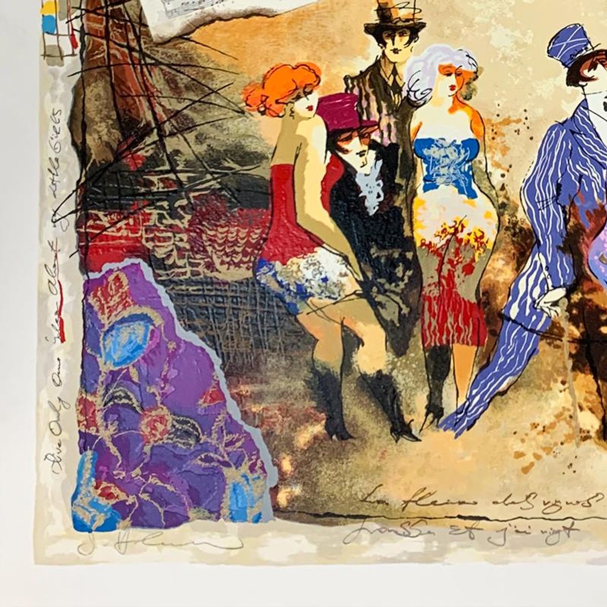 Alexander Galtchansky (1959-2008) and Tanya Wissotzky (1959-2006), Hand Signed Limited Edition Serigraph on Paper with Letter of Authenticity.