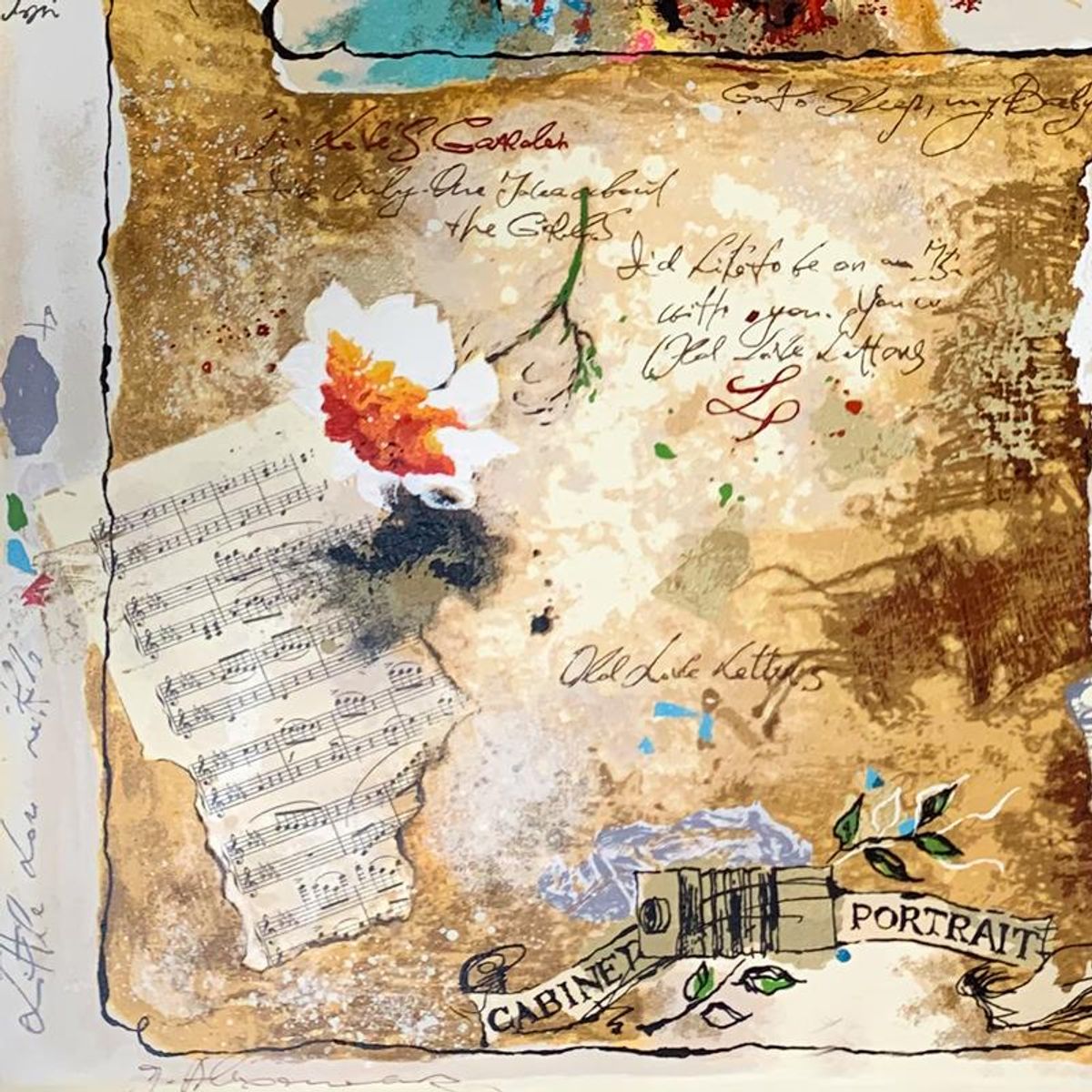 Alexander Galtchansky (1959-2008) and Tanya Wissotzky (1959-2006), Hand Signed Limited Edition Serigraph on Paper with Letter of Authenticity.