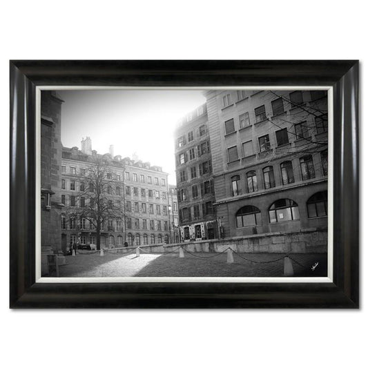 Misha Aronov, "November Morning" Framed Limited Edition Photograph on Canvas, Numbered and Hand Signed with Letter of Authenticity.