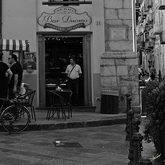 Misha Aronov, "Taormina 3" Framed Limited Edition Photograph on Canvas, Numbered and Hand Signed with Letter of Authenticity.