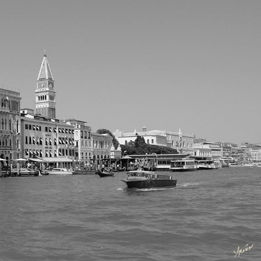 Misha Aronov, "Venice 1" Framed Limited Edition Photograph on Canvas, Numbered and Hand Signed with Letter of Authenticity.