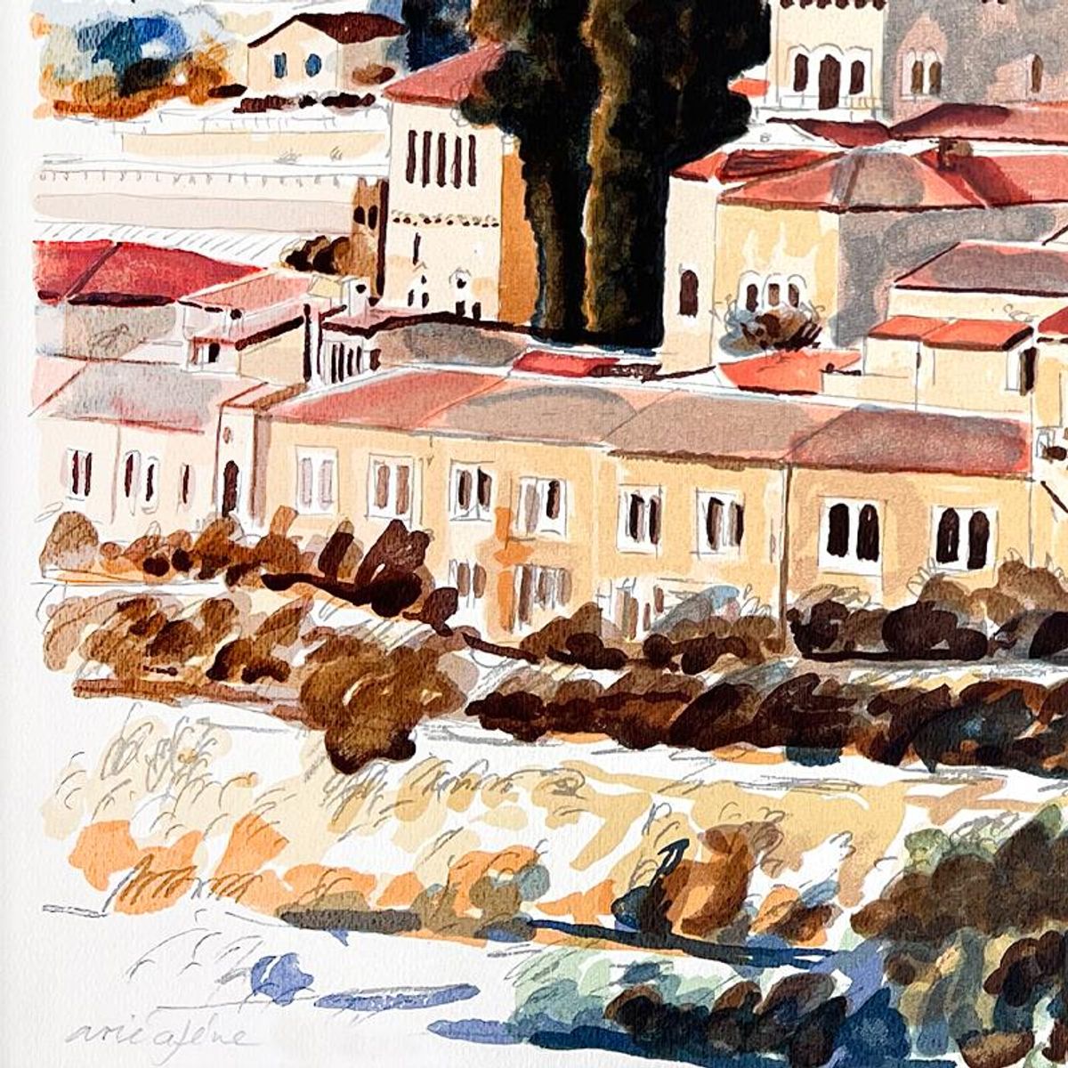 Arie Azene, Hand Signed, Numbered Limited Edition with Letter of Authenticity.