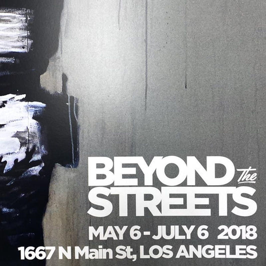 Banksy, "Vandalism as Modern Art - Beyond the Streets" Framed Poster (2018).