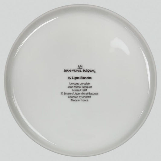 Jean-Michel Basquiat (1960-1988), "Untitled 1981" Framed Limoges Porcelain Plate.