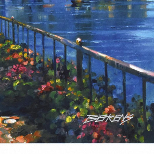 Howard Behrens (1933-2014), "Sunlit Stroll" Limited Edition, Numbered and Signed with Letter of Authenticity.