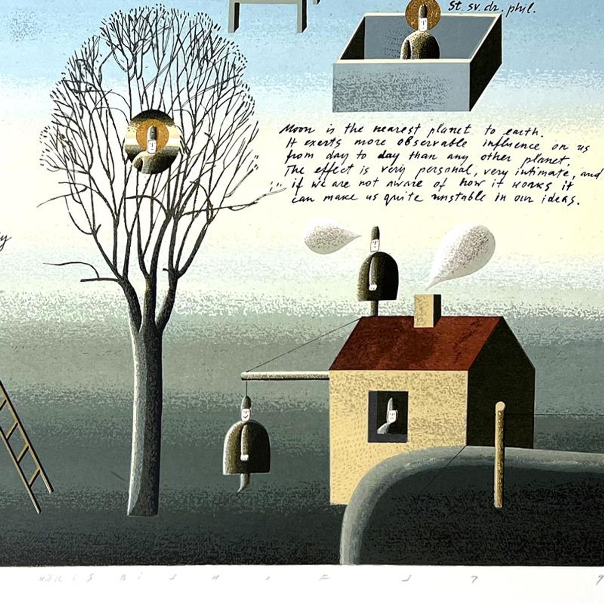 Maris Bishofs, Hand Signed Limited Edition Serigraph with Letter of Authenticity.