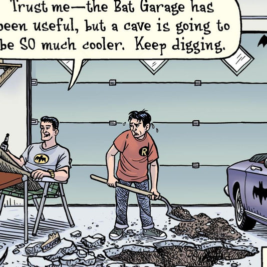 Bizarro, "Early Batman" Numbered Limited Edition Hand Signed by creator Dan Piraro; Letter of Authenticity.