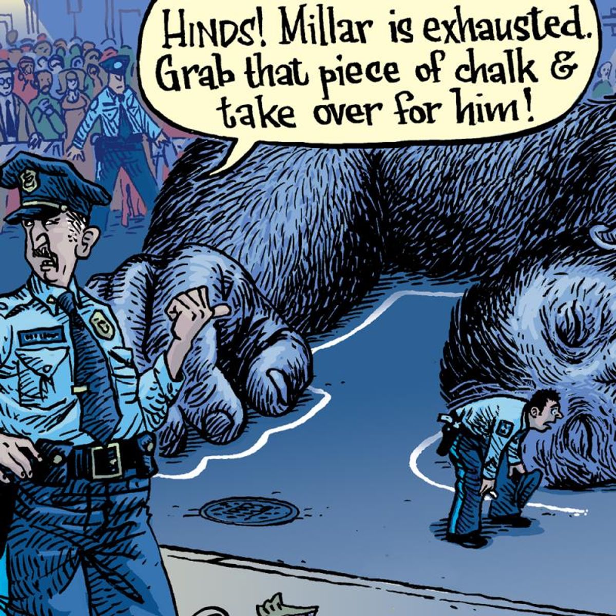 Bizarro- Giclee "King Kong Dead"