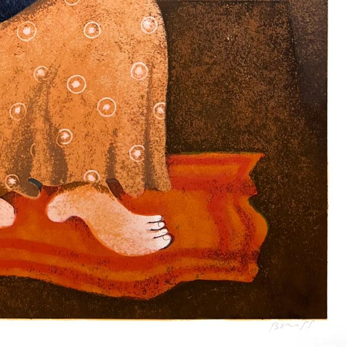 Samy Briss, Limited Edition Serigraph, Hand Signed and Numbered with Letter of Authenticity.