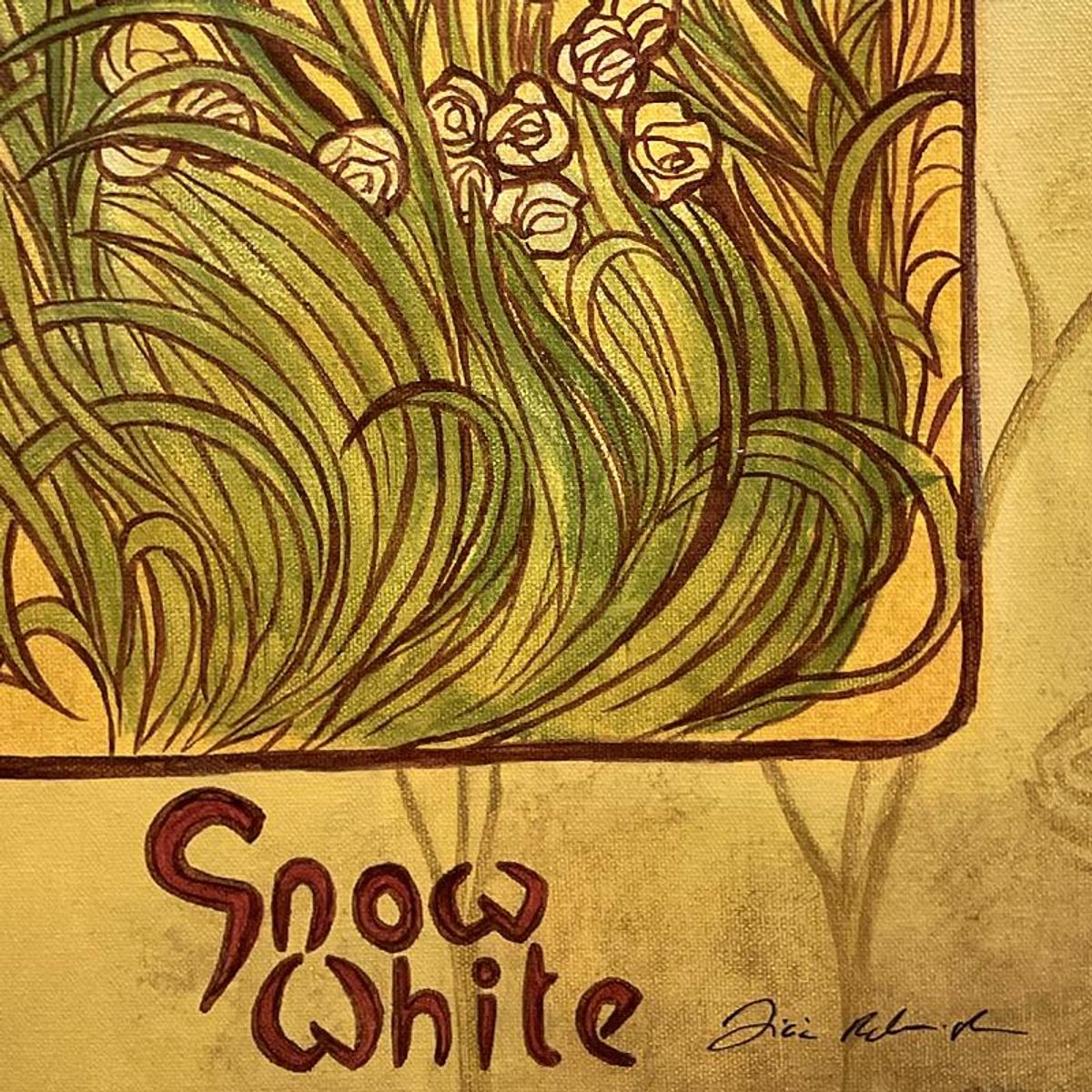 Tricia Buchanan-Benson, "Snow White" Limited Edition on Canvas from Disney Fine Art, Numbered and Hand Signed with Letter of Authenticity