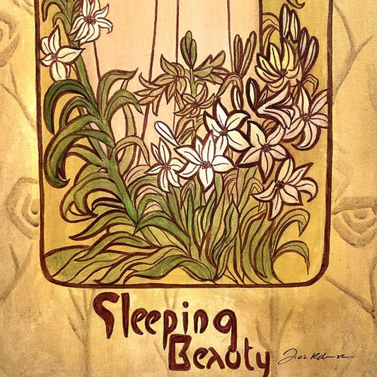 Tricia Buchanan-Benson, "Sleeping Beauty" Limited Edition on Canvas from Disney Fine Art, Numbered and Hand Signed with Letter of Authenticity
