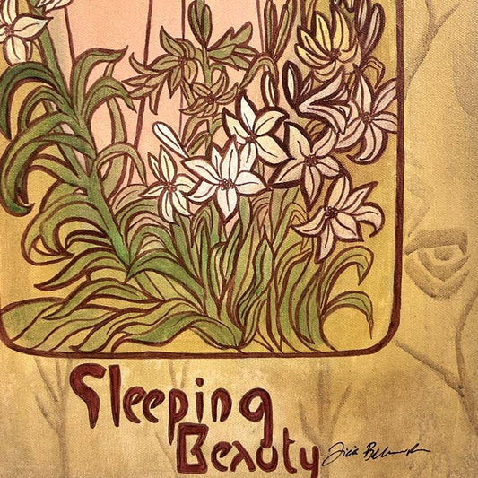 Tricia Buchanan-Benson, "Sleeping Beauty" Limited Edition Proof on Canvas from Disney Fine Art, Numbered and Hand Signed with Letter of Authenticity