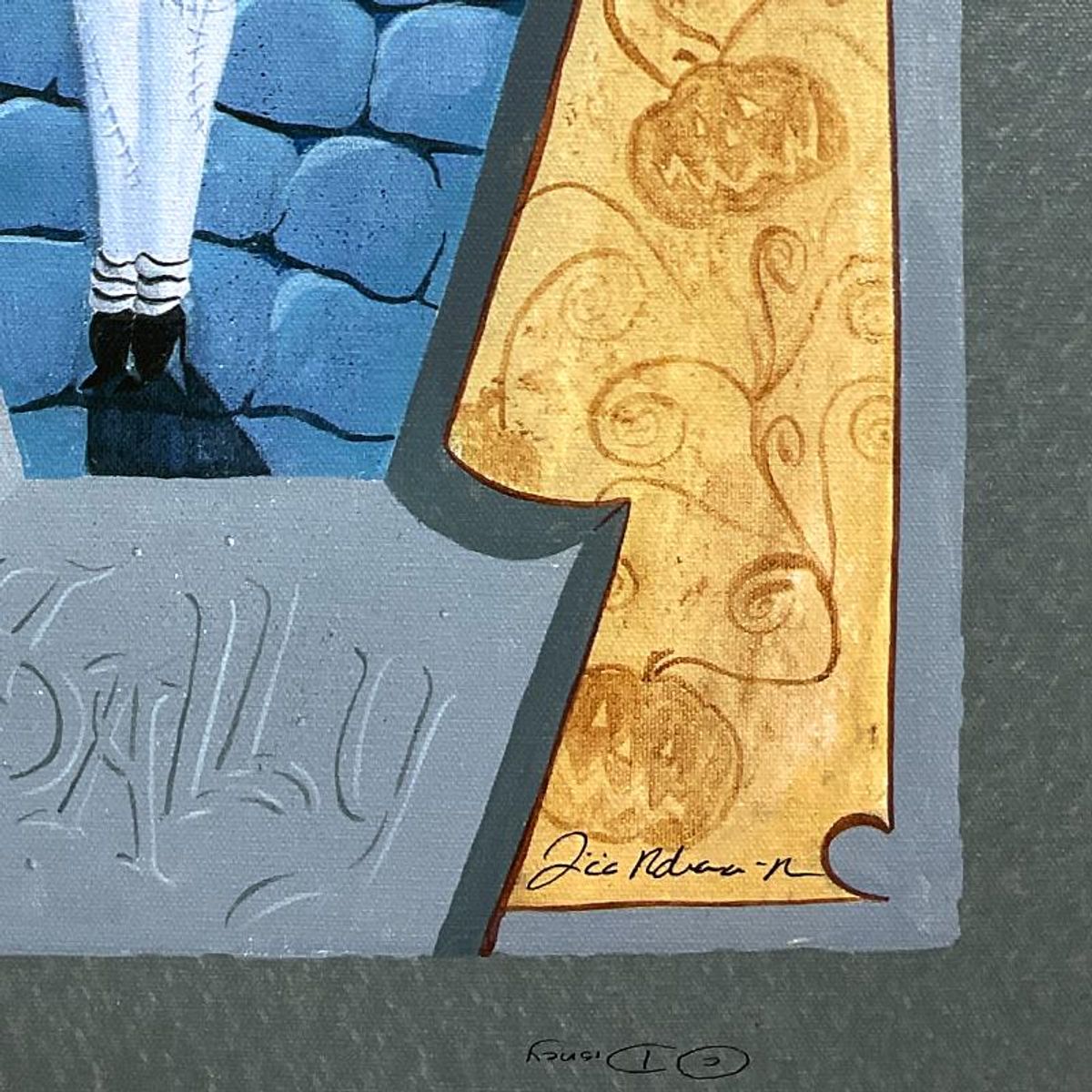 Tricia Buchanan-Benson, "Sally" Limited Japanese Edition on Canvas from Disney Fine Art, Numbered and Hand Signed with Letter of Authenticity