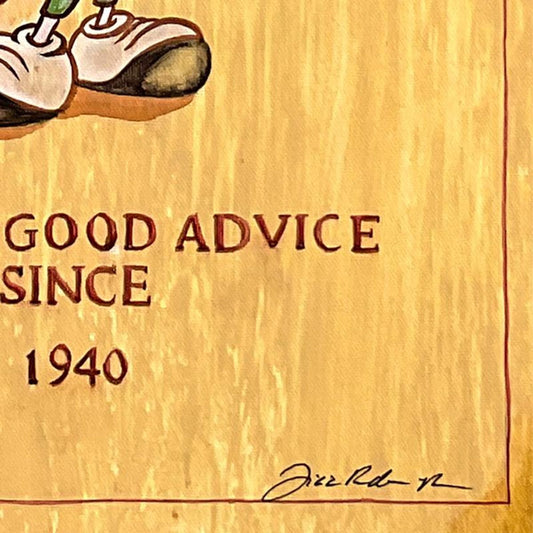 Tricia Buchanan-Benson, "Giving Good Advice" Limited Edition on Canvas from Disney Fine Art, Numbered and Hand Signed with Letter of Authenticity