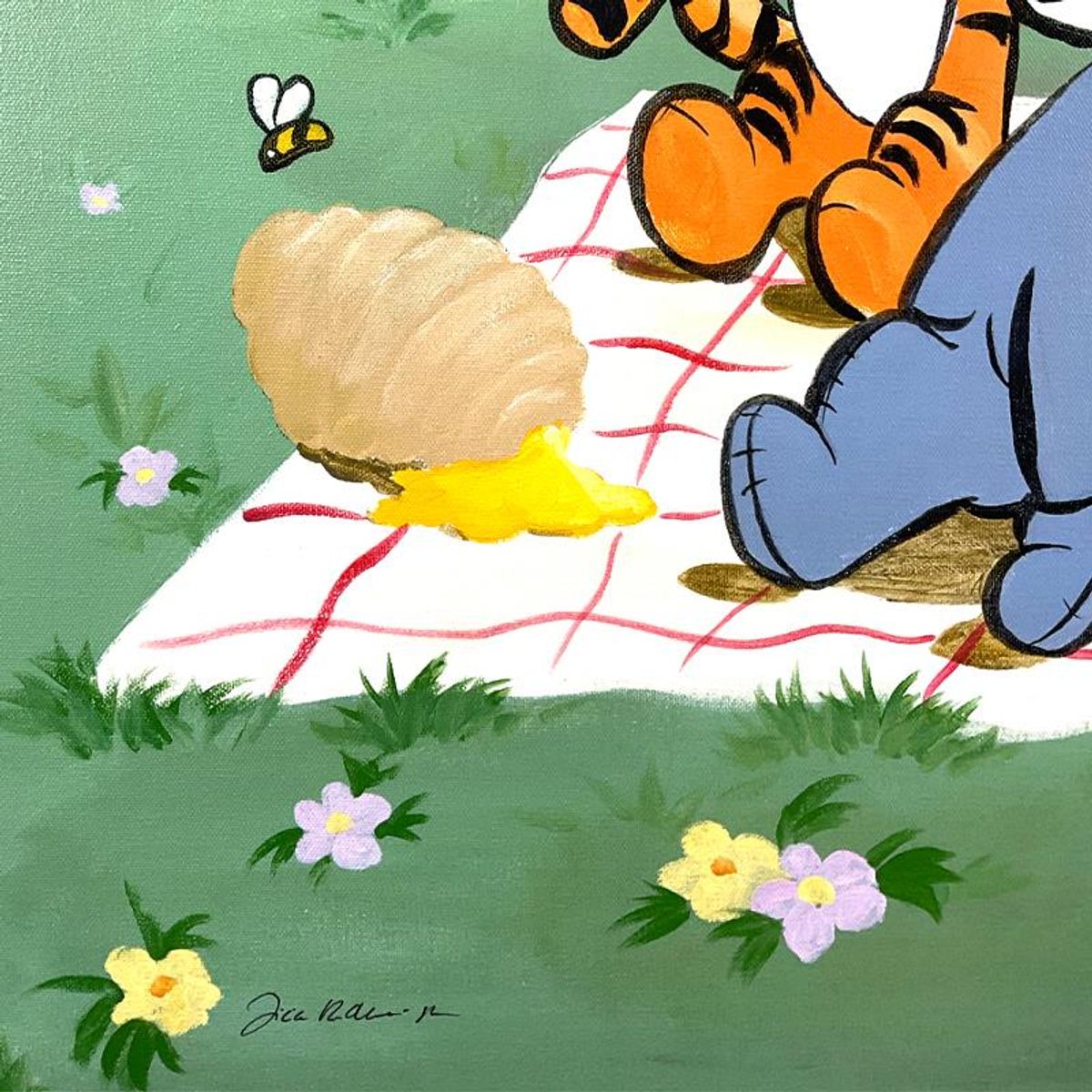 Tricia Buchanan-Benson, "Hundred Acre Wood" Limited Edition on Gallery Wrapped Canvas from Disney Fine Art, Numbered and Hand Signed with Letter of Authenticity