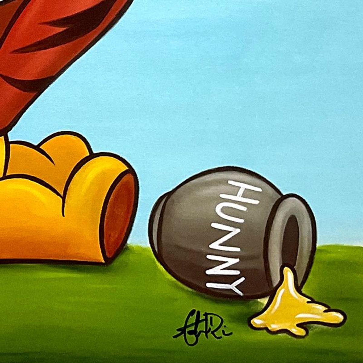 Trevor Carlton & Stephen Reis, "Don't Cry Over Spilt Honey" Limited Edition on Canvas from Disney Fine Art, Numbered and Hand Signed by both Artists with Letter of Authenticity