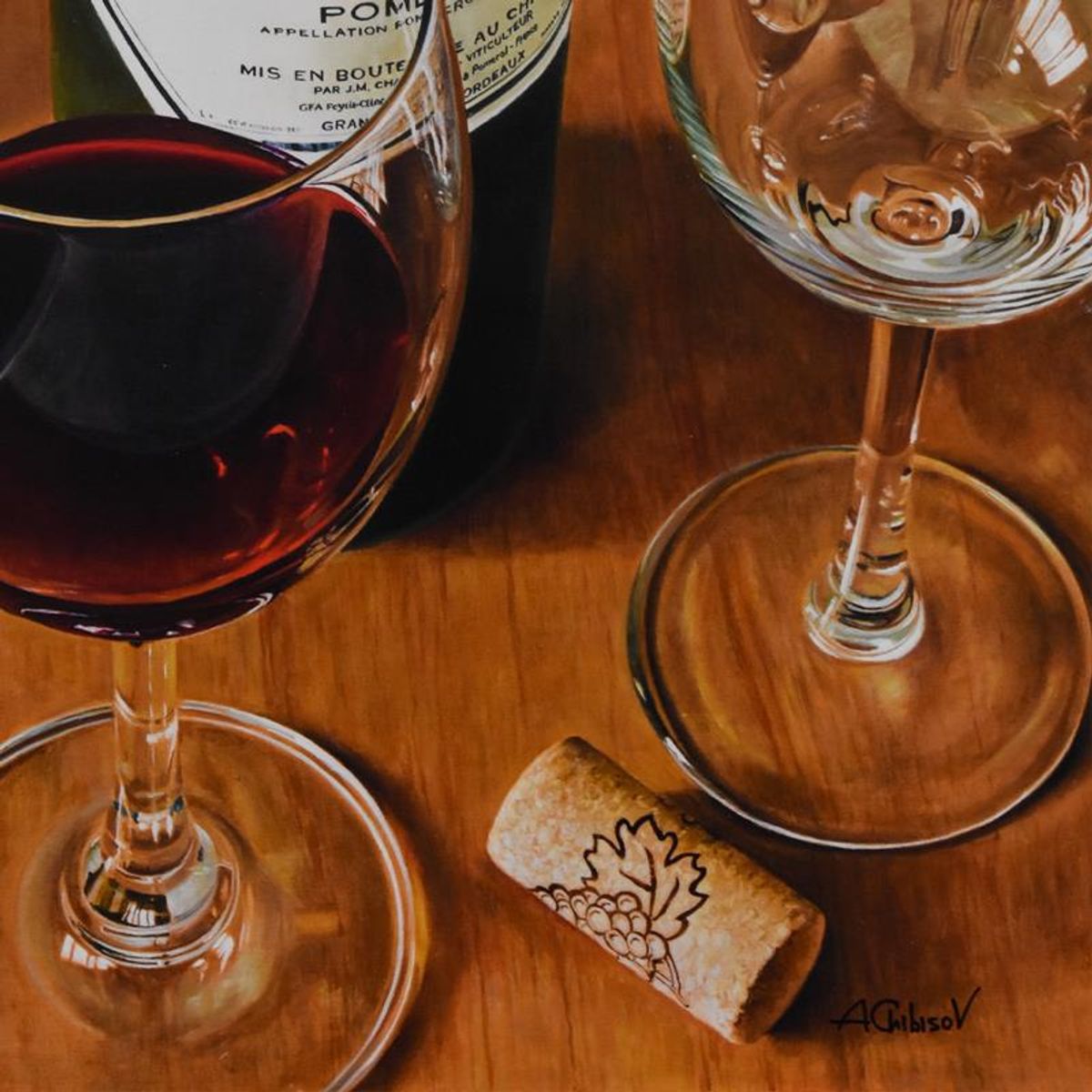 A. Chibisov, Limited Edition on Canvas, Numbered Inverso and Hand Signed with Letter of Authenticity.